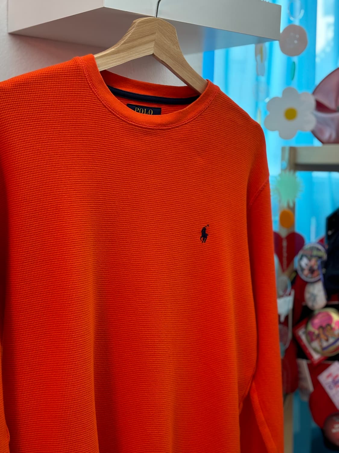 Vintage Polo Waffle Top 상품이미지2