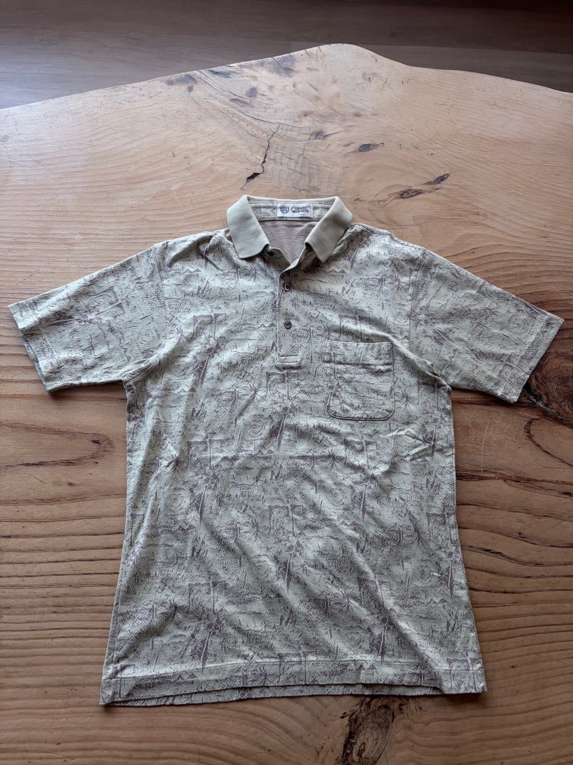 (Grand Monarch) 자카드 패턴 카라티 상품이미지1