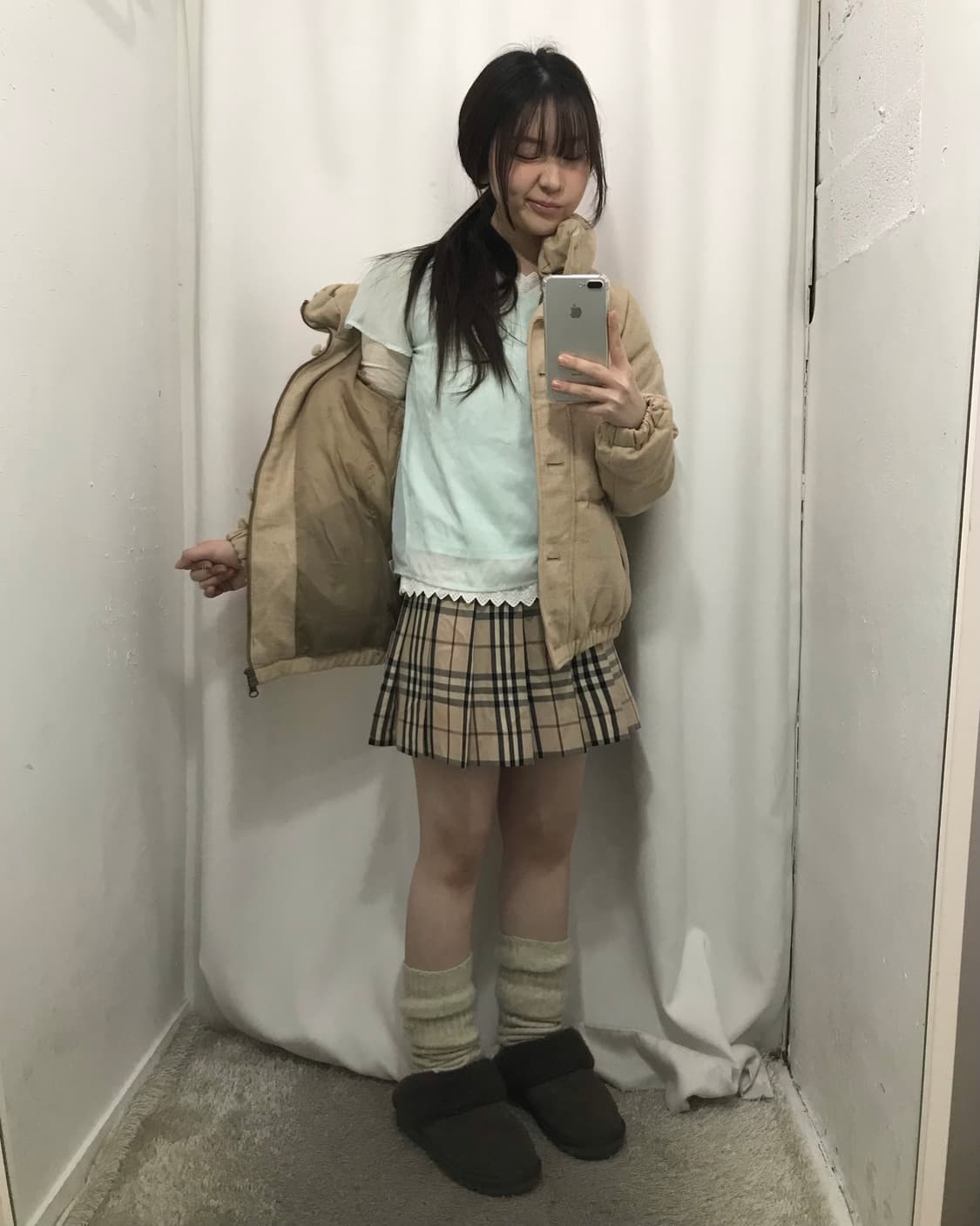 베이지 소녀 코디 세트 🤍 상품이미지1