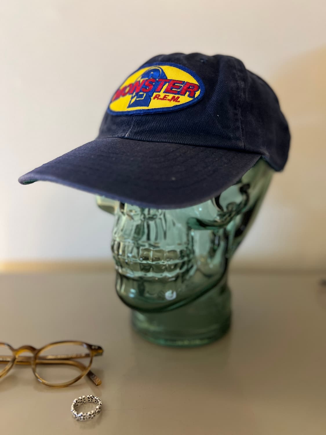 빈티지 R.E.M 90s Monster 자수 로고 캡 상품이미지5
