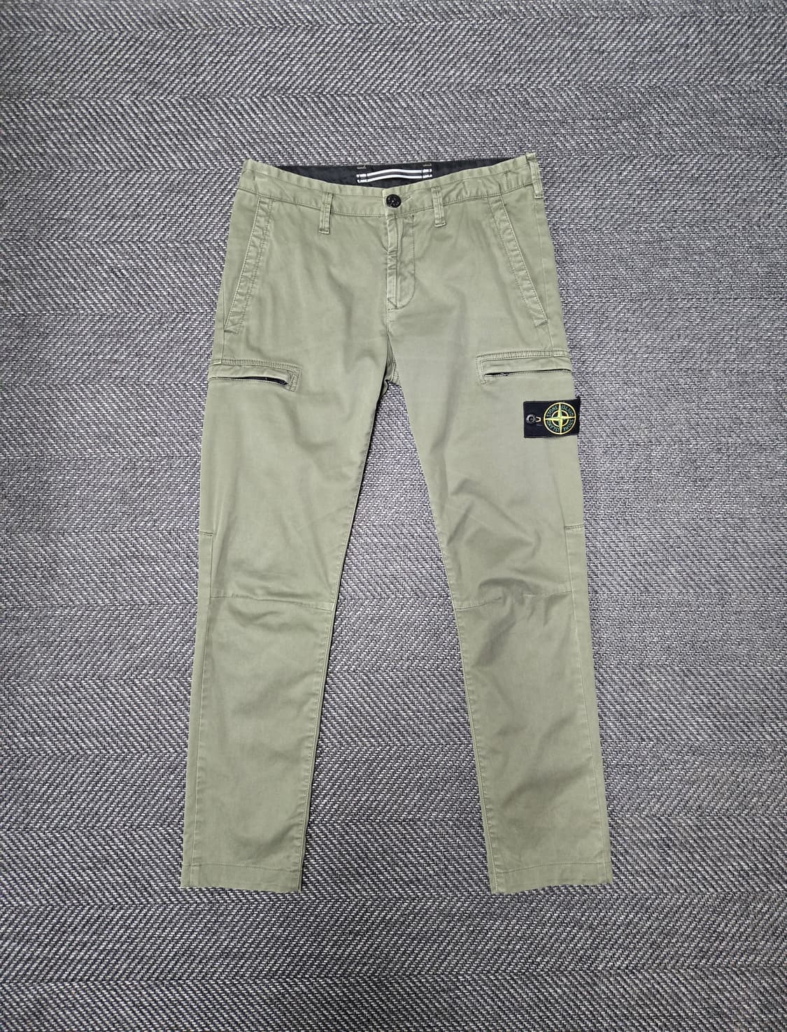 스톤아일랜드 카고팬츠 코튼97%바지 올리브 상품이미지1