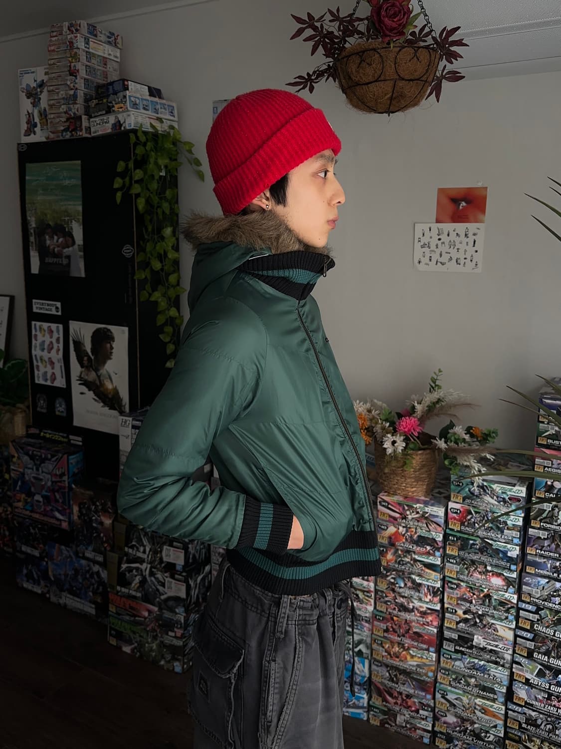 Tommy Hilfiger 리버서블 퍼 크롭 푸퍼 상품이미지7