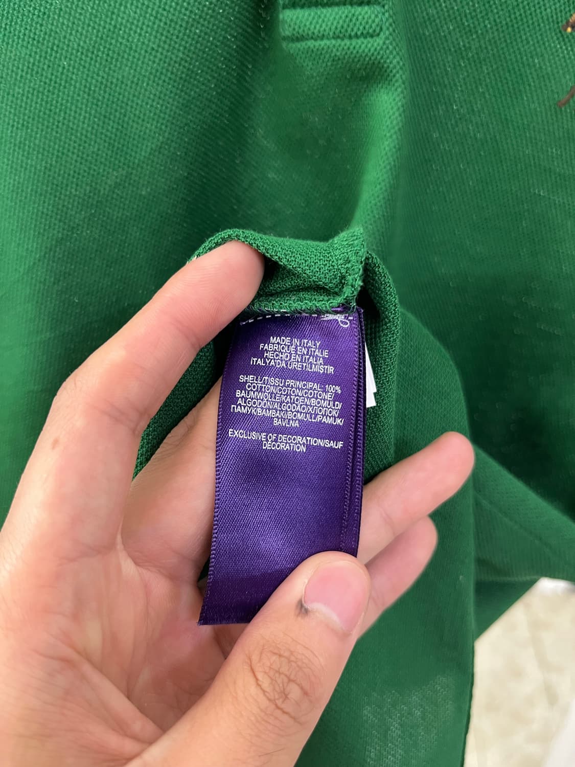 랄프로렌 퍼플라벨 폴로티 ralph lauren purple label 상품이미지7