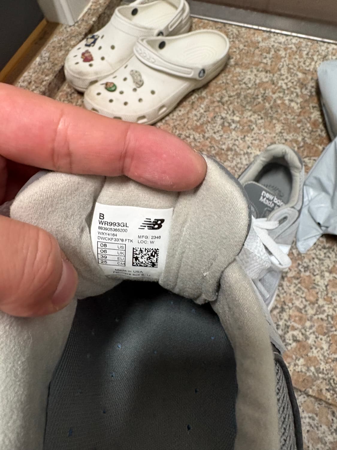 뉴발란스 993 그레이 250mm 상품이미지3