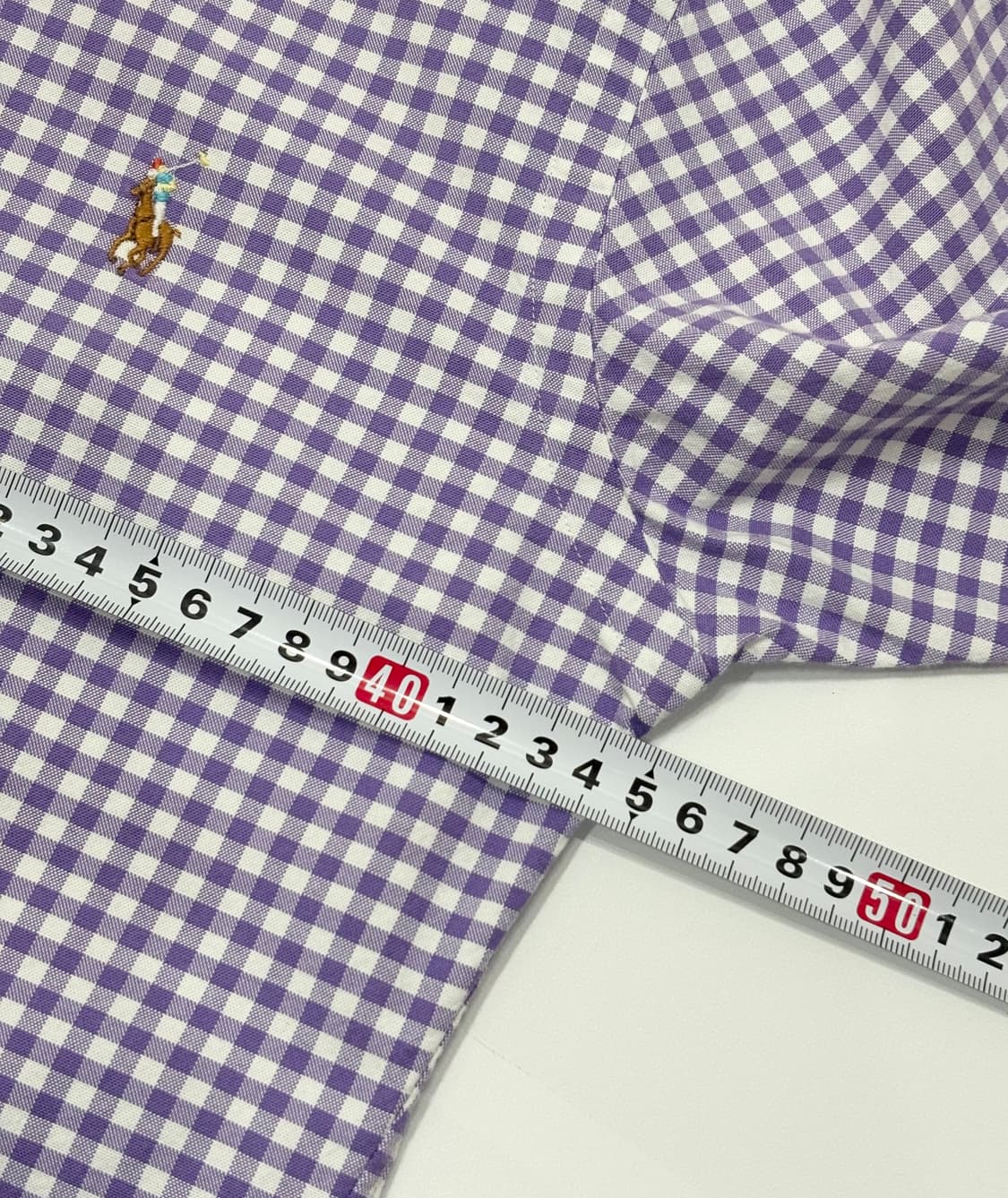 Polo 폴로랄프로렌 퍼플 깅엄 체크 셔츠 상품이미지7