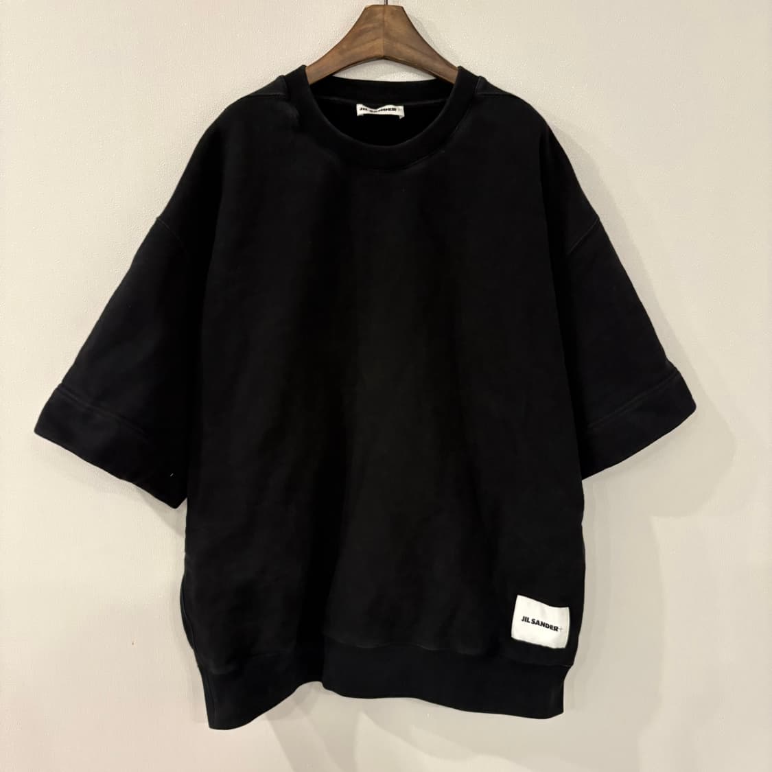 질샌더 블랙 반팔 맨투맨 티셔츠 XL 상품이미지1