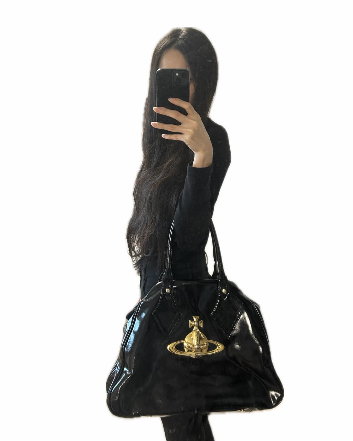 비비안웨스트우드 에나멜 종가방 숄더백 토트백 상품이미지10