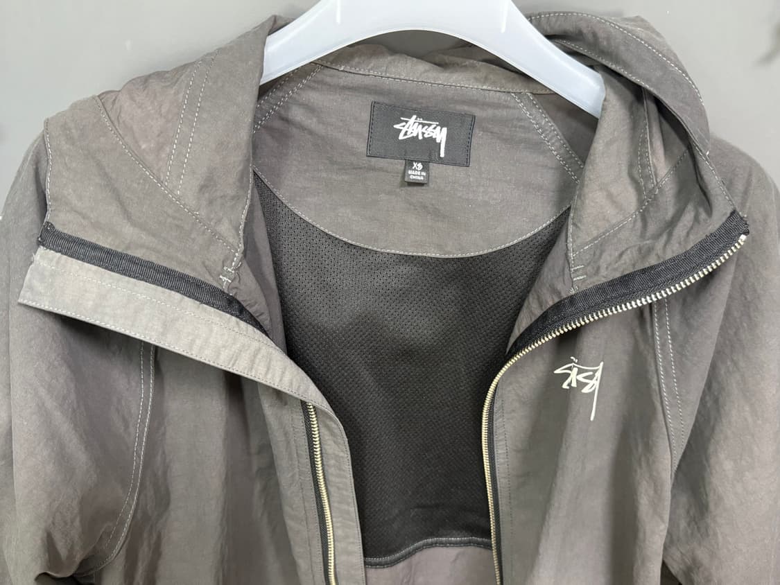 stussy 스투시 웨이브 다이 비치 쉘 자켓 블랙 XS 상품이미지2