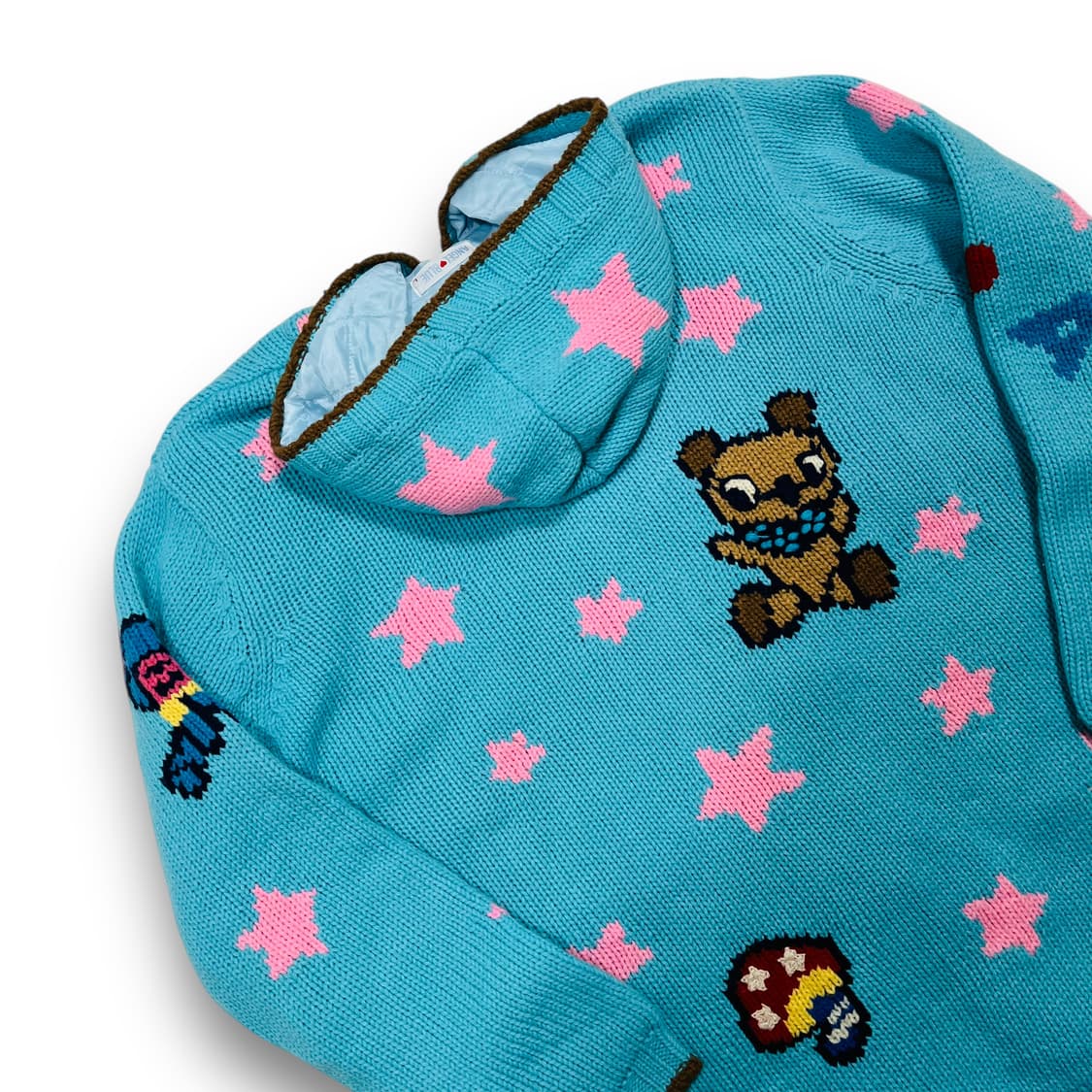 Angel Blue 00s Lovely Star Cartoon Coat 상품이미지5