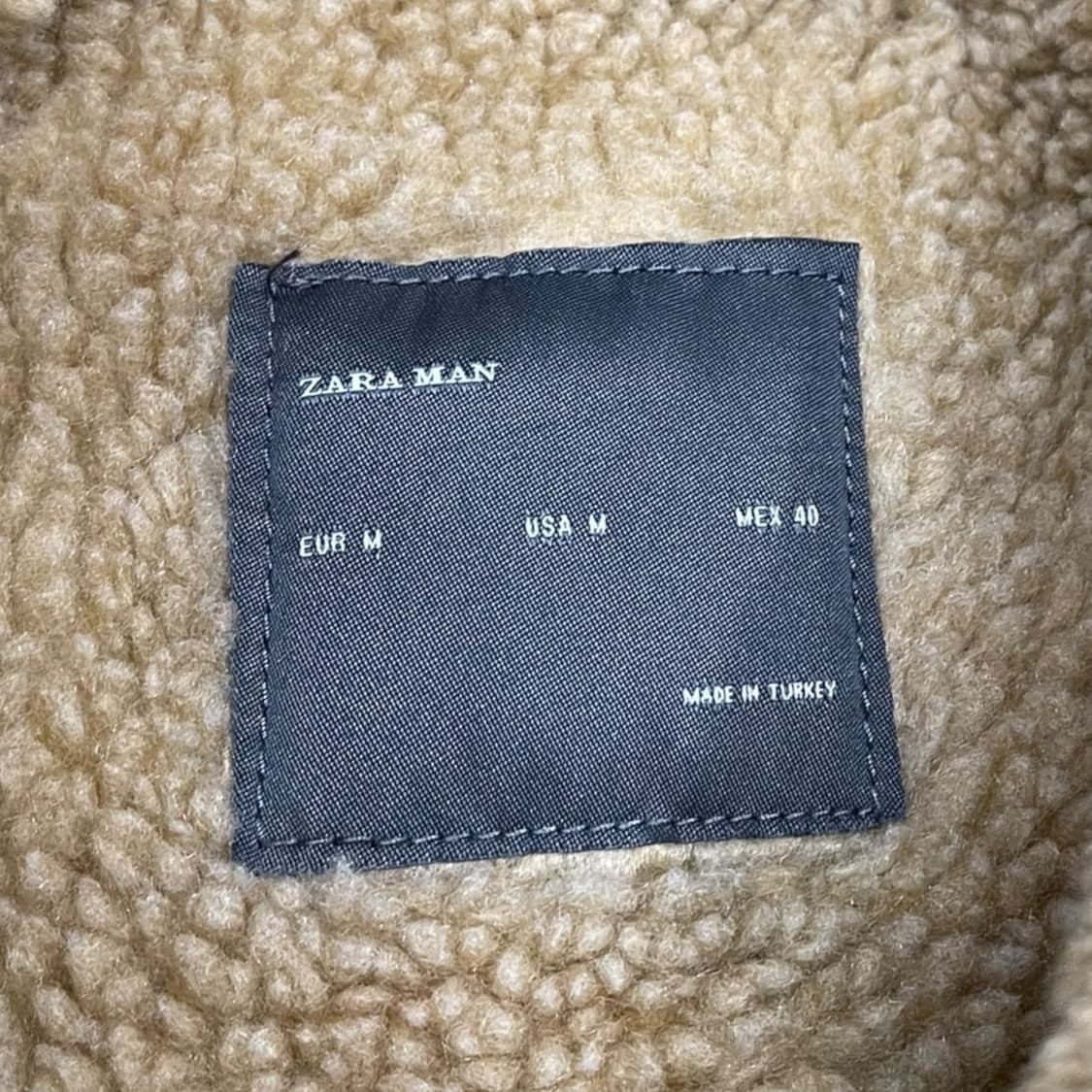 자라 코듀로이 쉐르파 트러커 자켓 상품이미지6