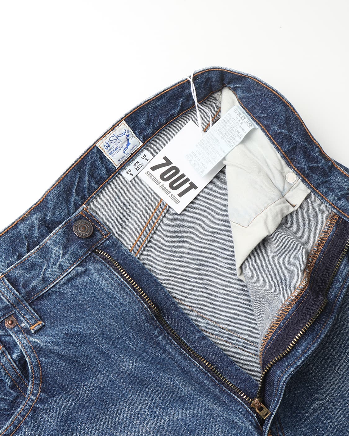 orSlow × BEAMS BOY Wide Fit Denim Pants 상품이미지6