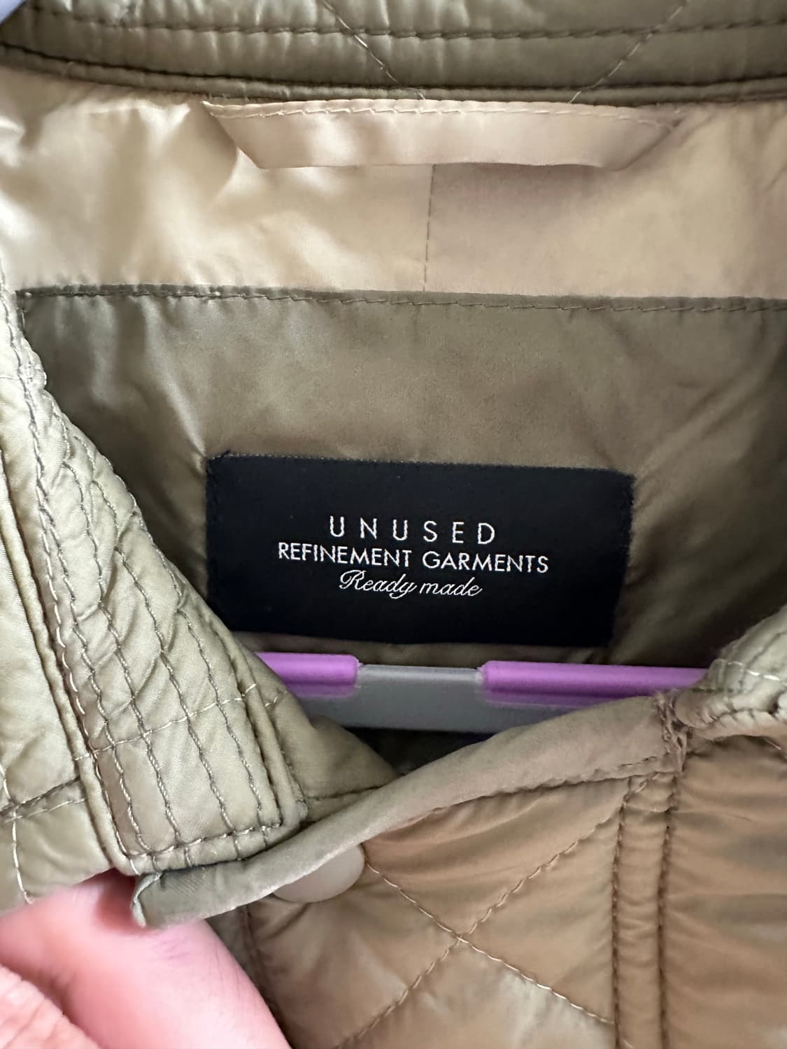UNUSED 언유즈드 퀼팅 자켓 US2262 상품이미지4