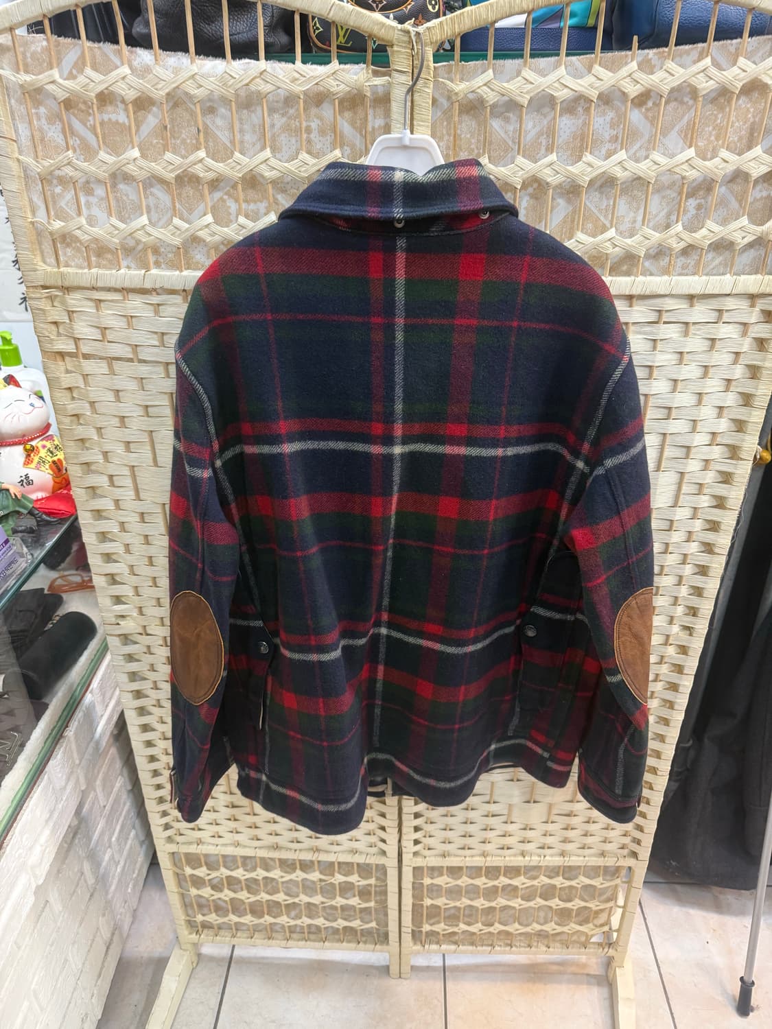 105 정품 폴로랄프로렌 빈티지 울 타탄 체크 헌팅자켓 팝니다 상품이미지5