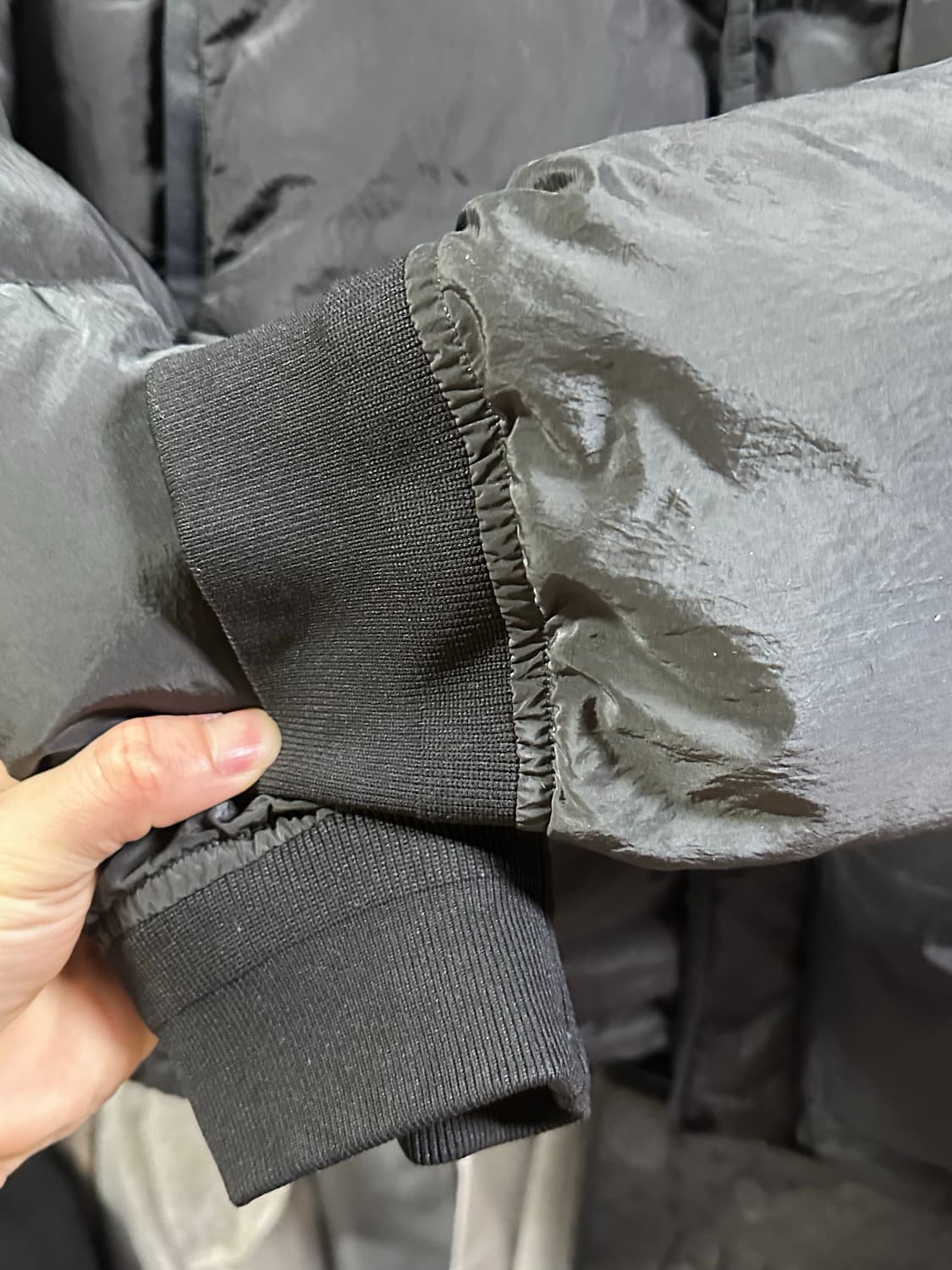 스톤아일랜드 나일론메탈 패딩 블랙 XL 상품이미지4