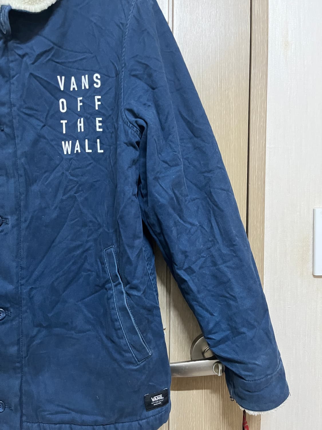 Vans 셰르파 코치 재킷 L 네이비 상품이미지3