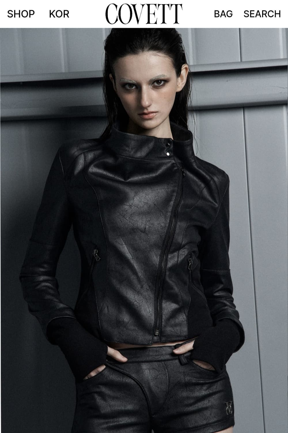 Covett 코베트 오토메틱 바이커 자켓  상품이미지4