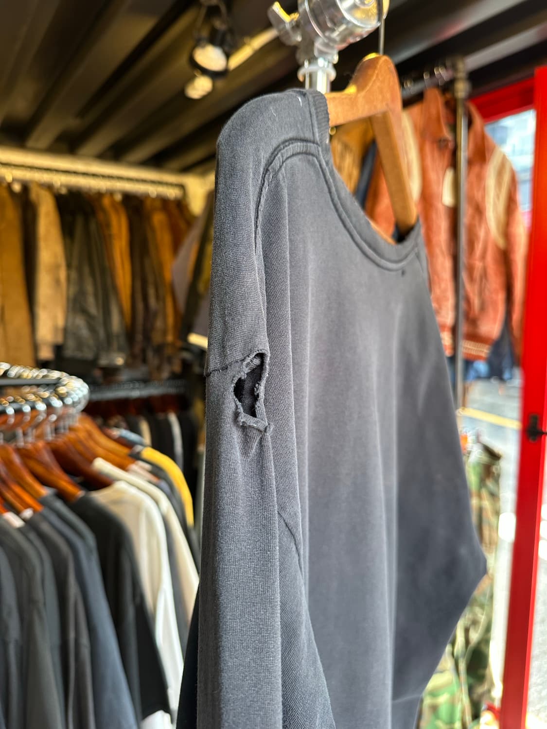 스타터 페이드 데미지 프린팅 롱슬리브 티셔츠 상품이미지9