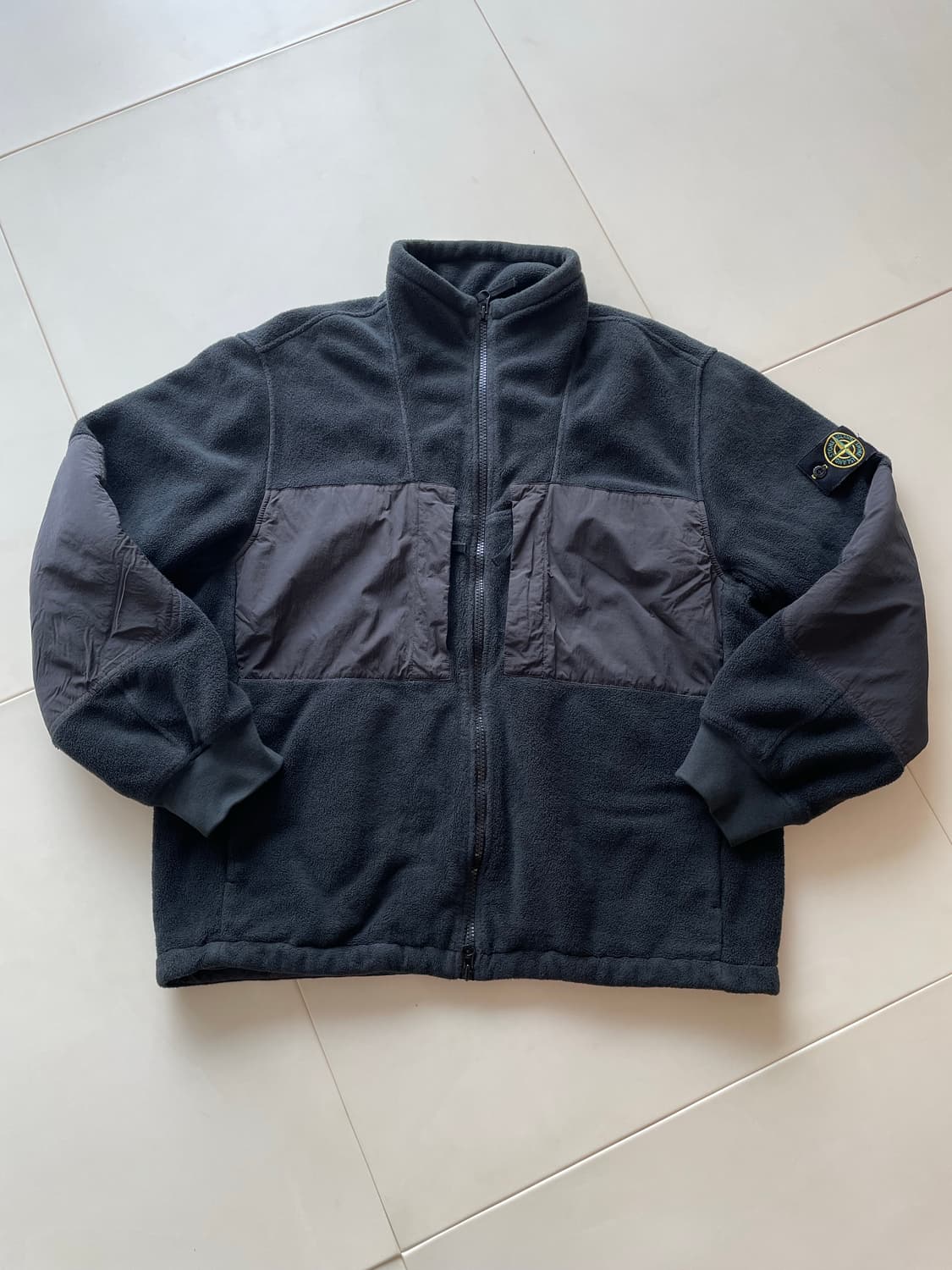 스톤아일랜드 플리스 후리스 자켓 점퍼 xl 블랙 상품이미지2
