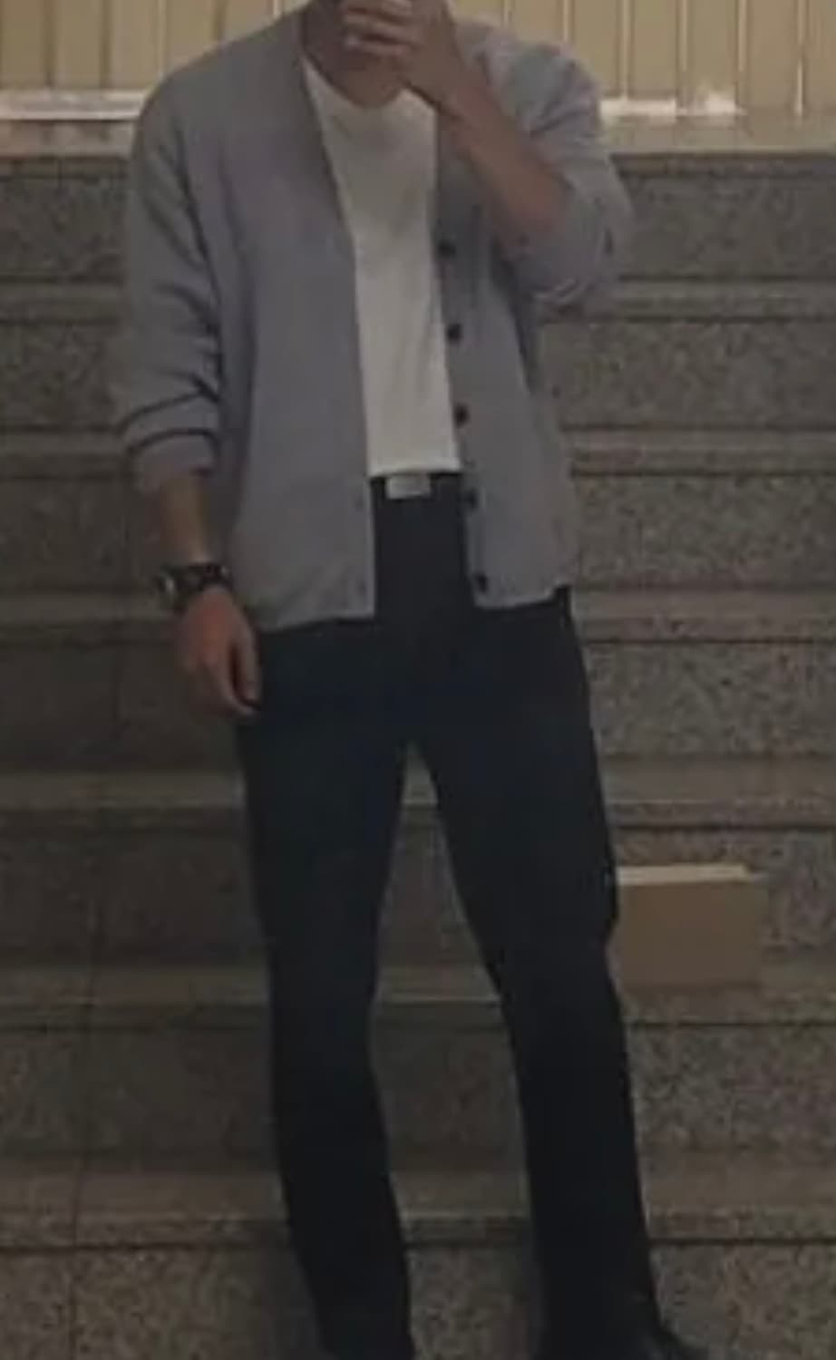무탠다드 그레이 가디건 상품이미지1
