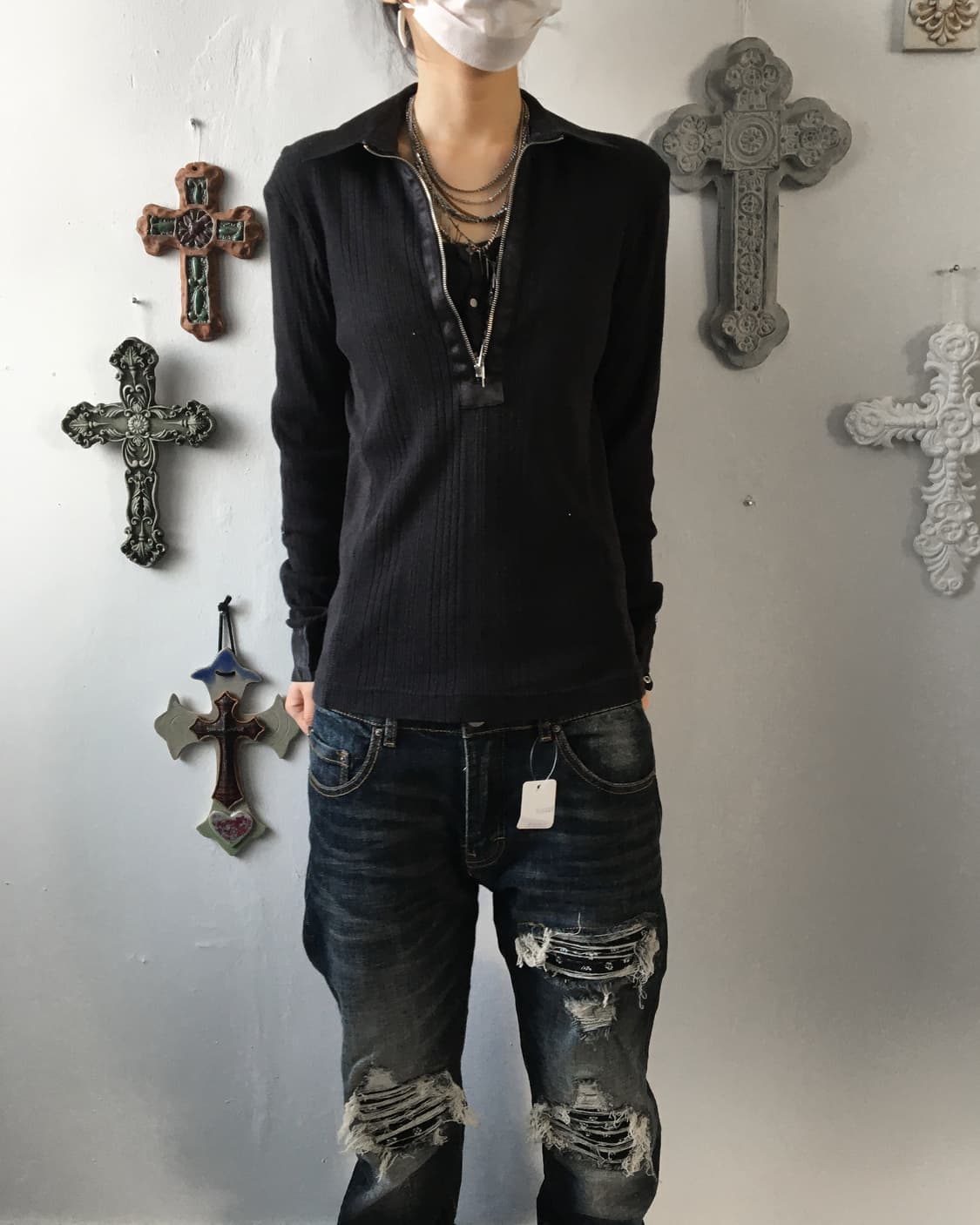 Ribbed pk sleeve 상품이미지6