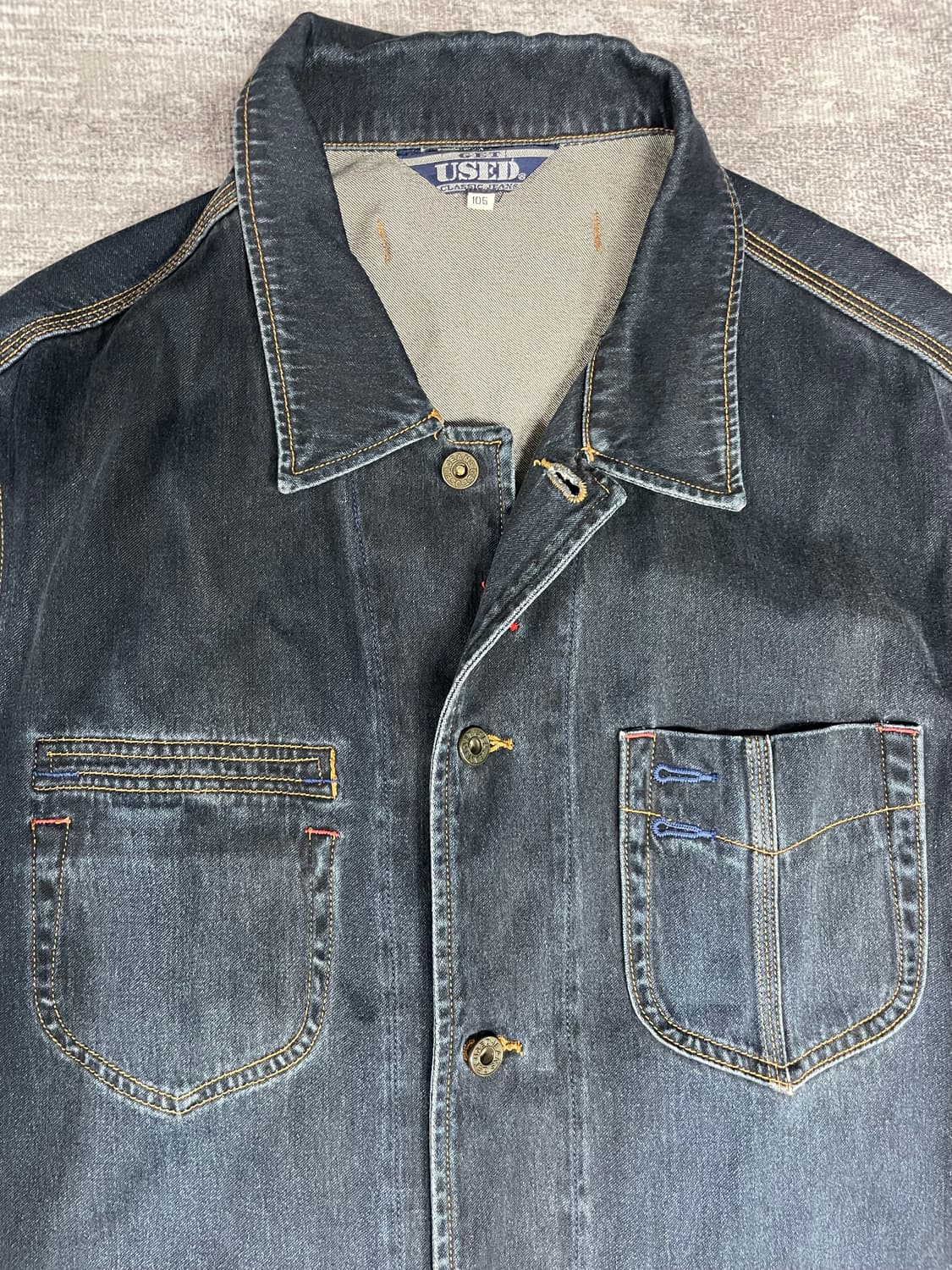 90s vintage GET USED 데님커버올 상품이미지4