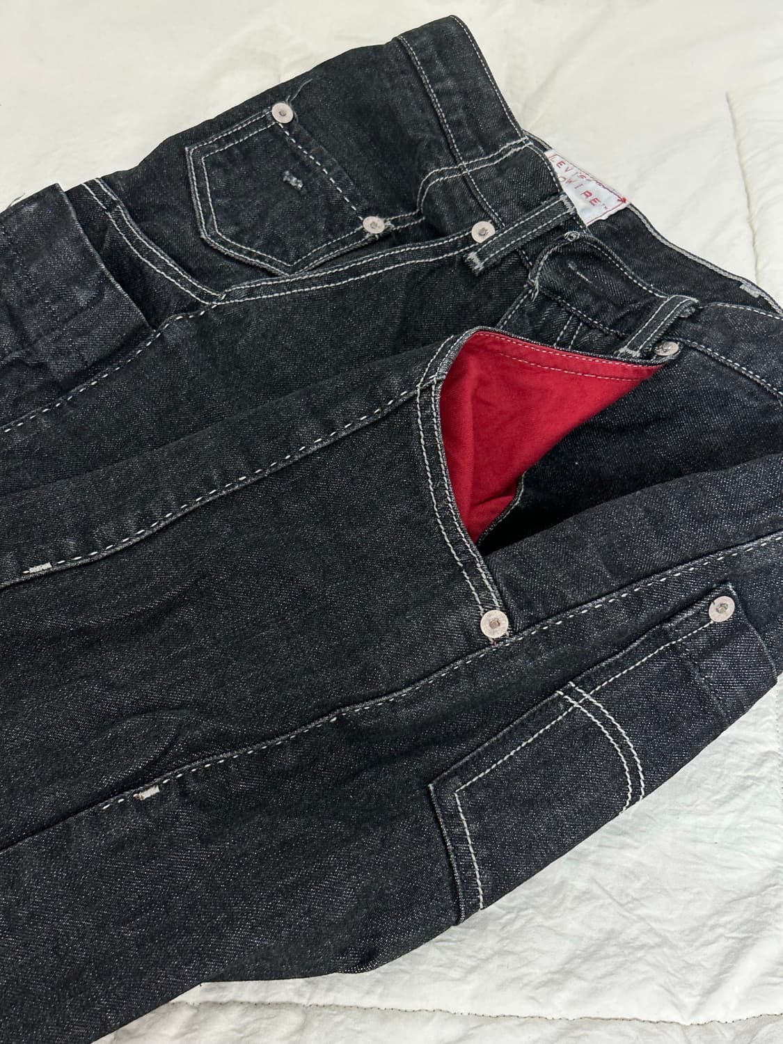 00s 리바이스 레드와이어 32 흑청 배기핏 상품이미지4