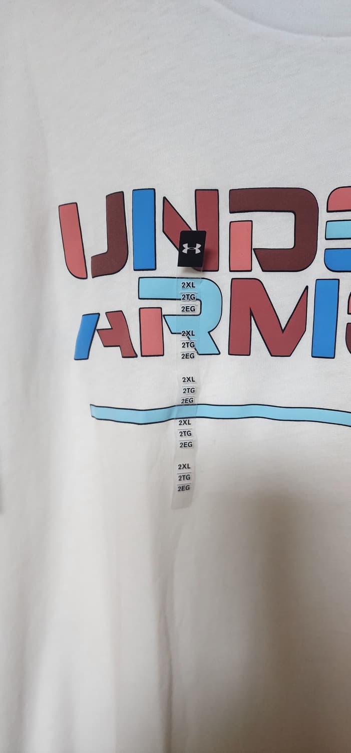 언더아머 남성 ua 컬러블록 스판면 반팔티 새상품2xl 가격인하 상품이미지8