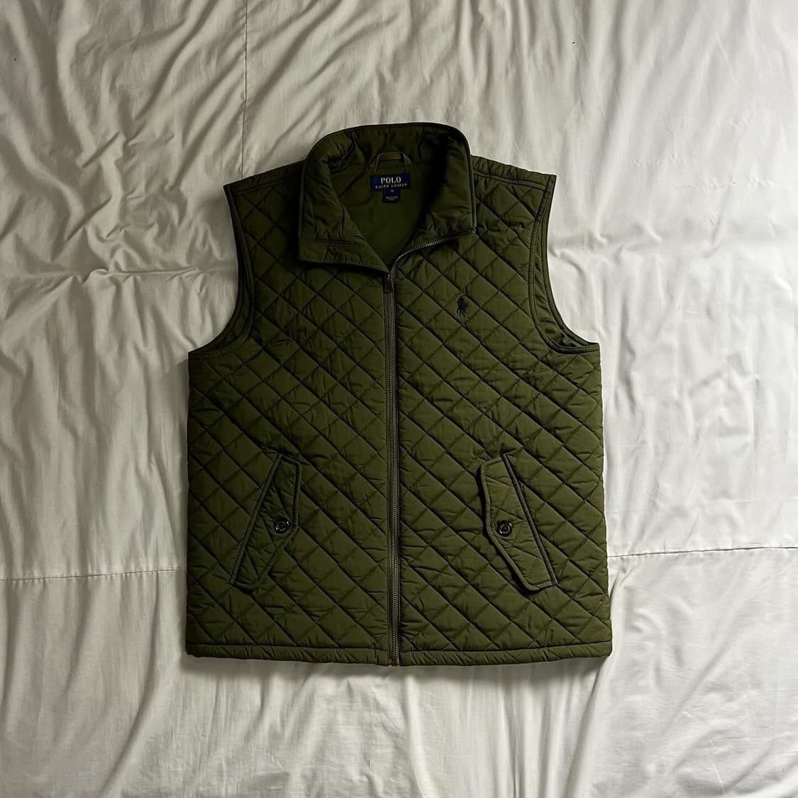 폴로 퀼팅 조끼 베스트 상품이미지1