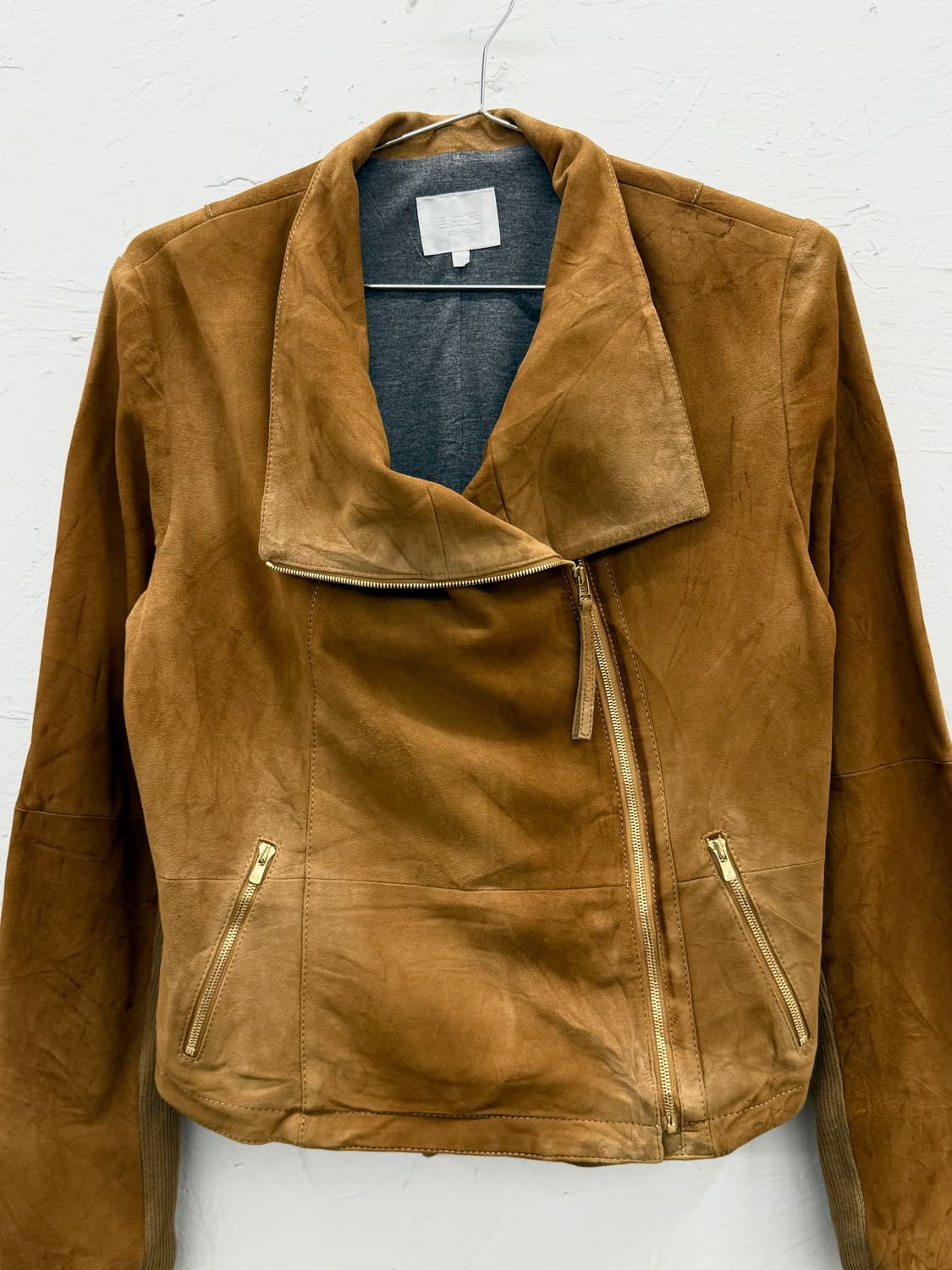 area free 니트 패널 집업 자켓 상품이미지3