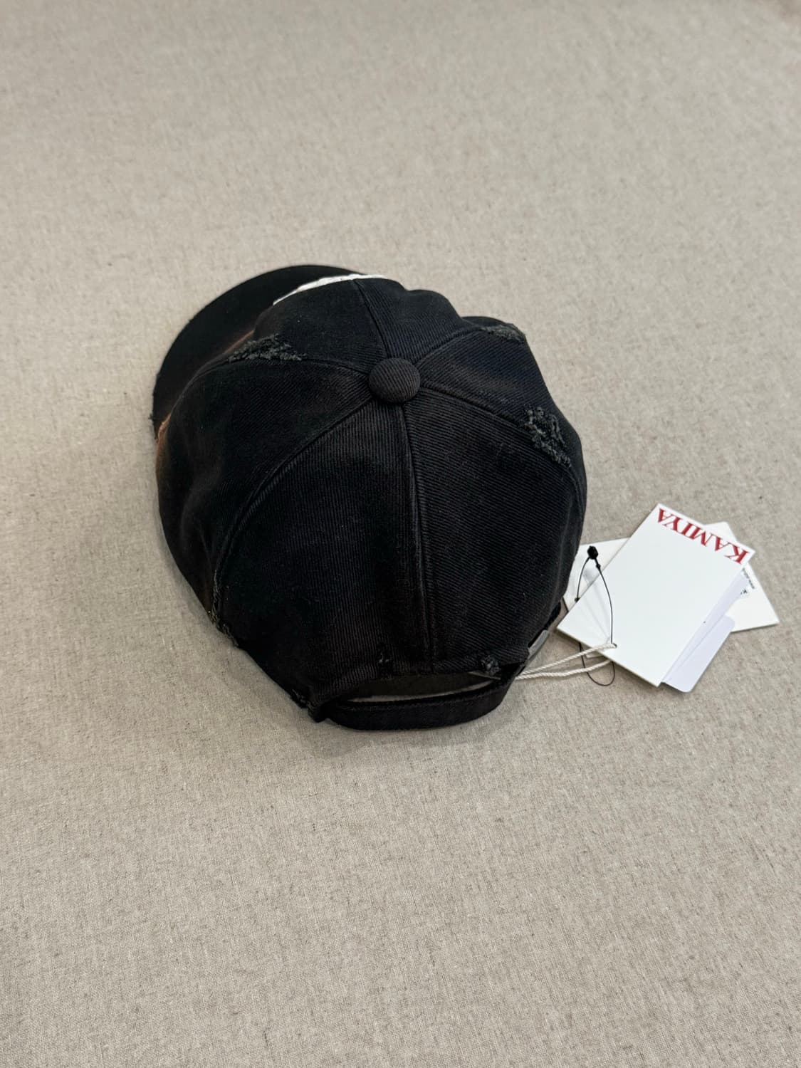 카미야 KMY 로고 디스트레스드 캡 상품이미지3