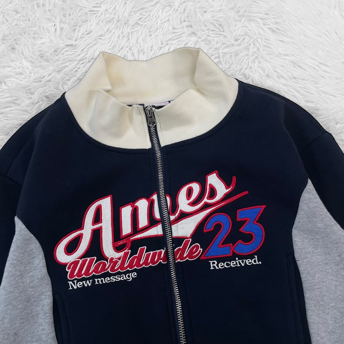 아메스 Ames 레이싱 스웨트 집업 자켓 상품이미지3