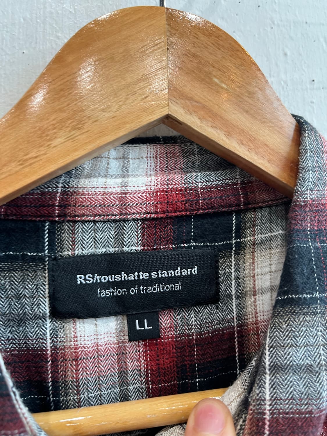 rs/roushatte standard 웨스턴 체크 셔츠  상품이미지5
