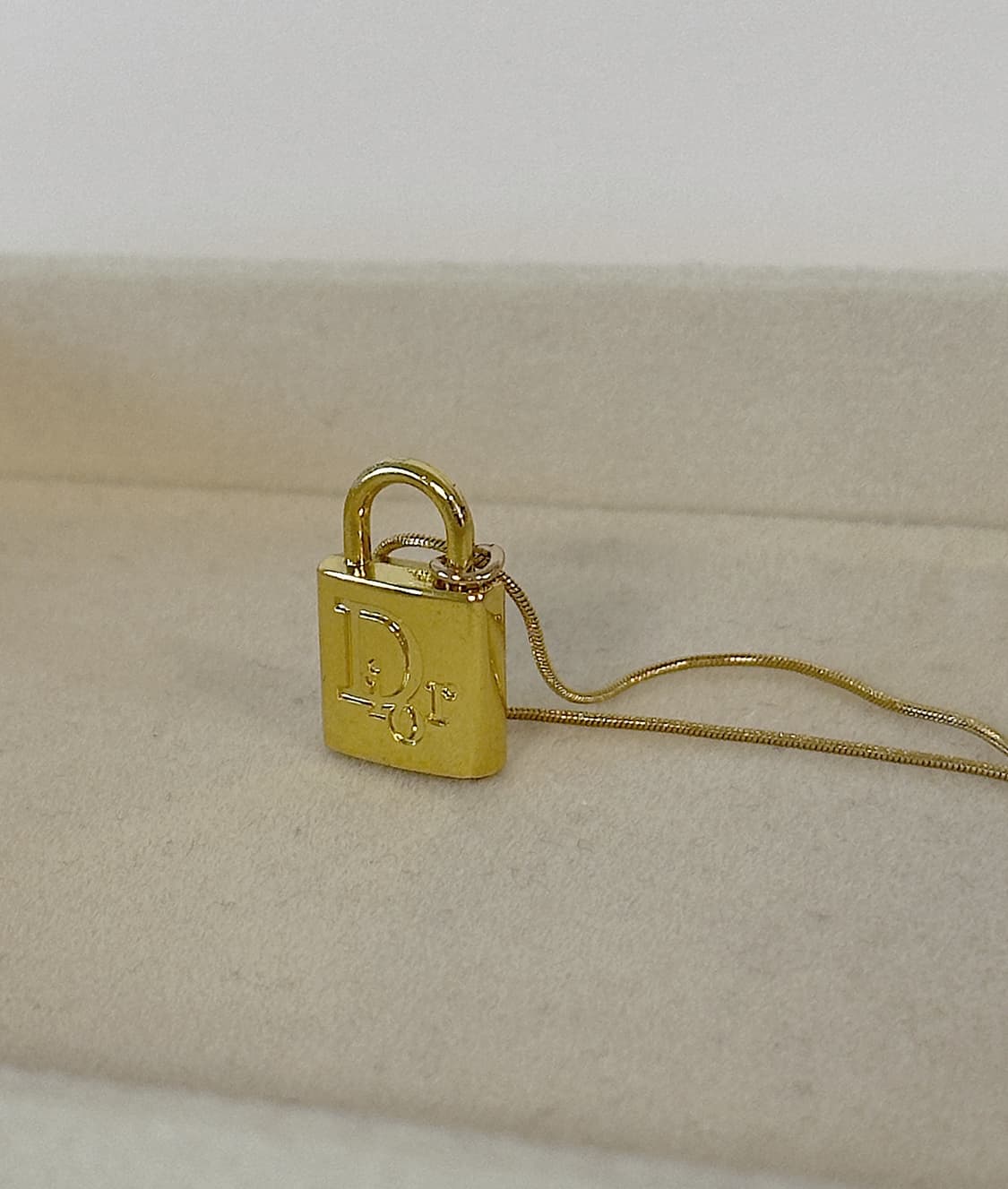 디올 오블리크 패드락 스네이크 뱀줄 목걸이  상품이미지3