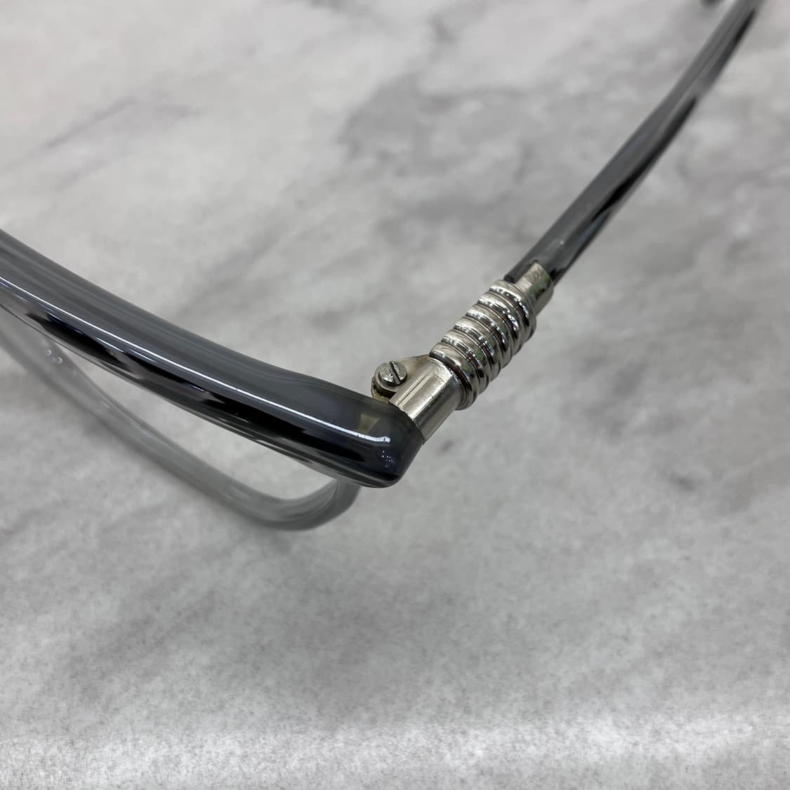 C04 베르사체 VERSACE 지브라 그레이 스퀘어 뿔테 안경 상품이미지2