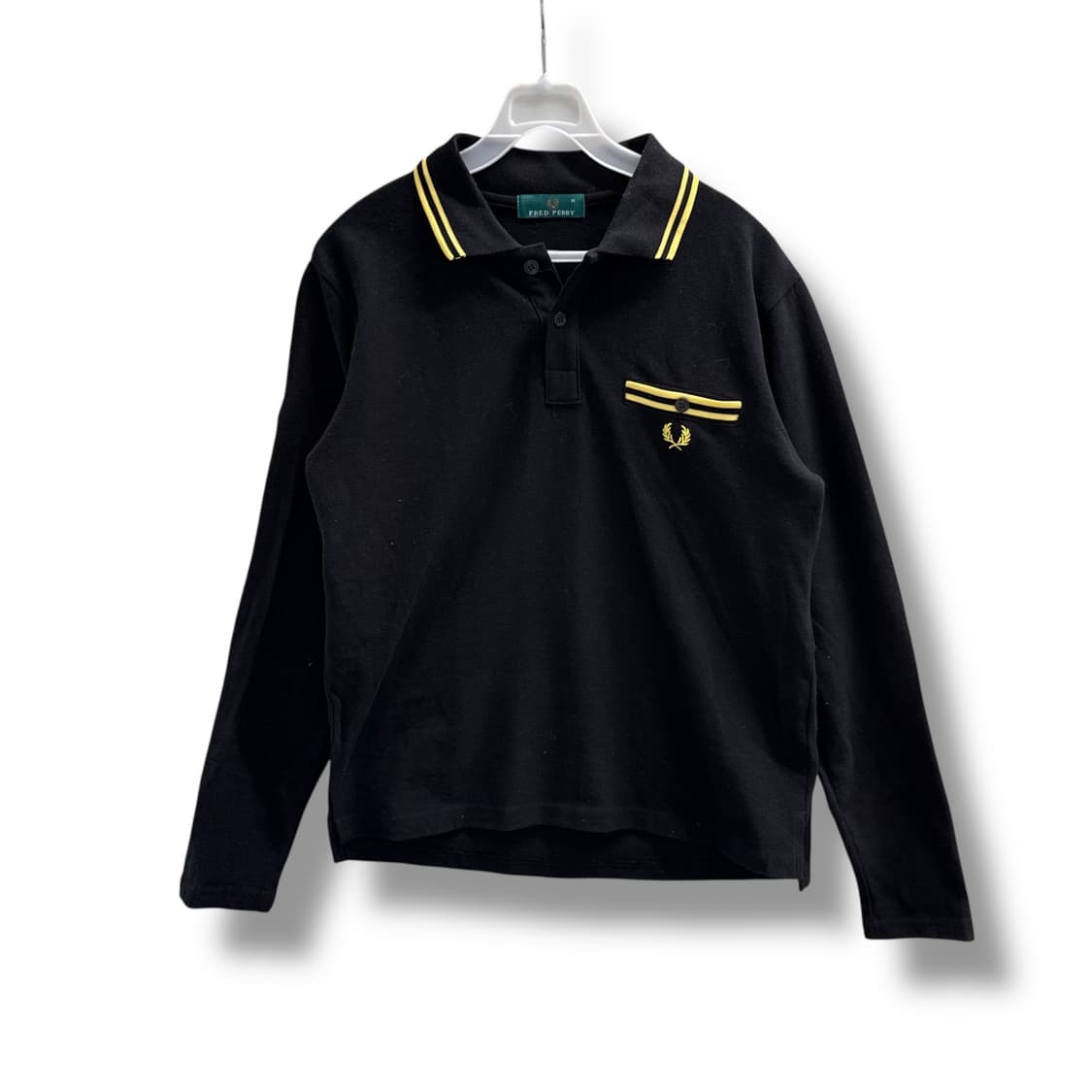 [M] 프레드페리 블랙 카라티셔츠 상품이미지3