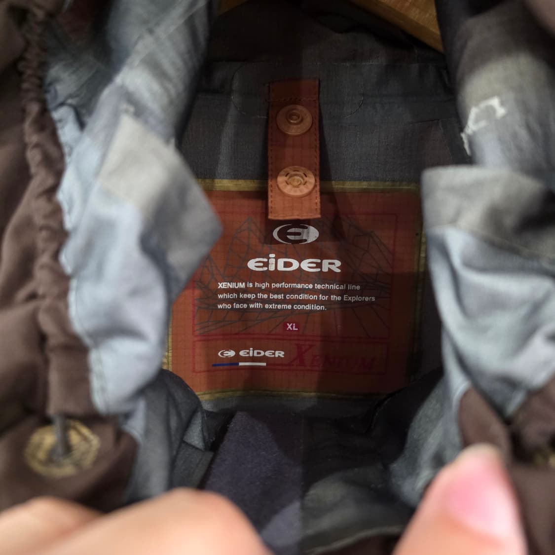 아이더 고어텍스 자켓 XL 브라운 상품이미지2