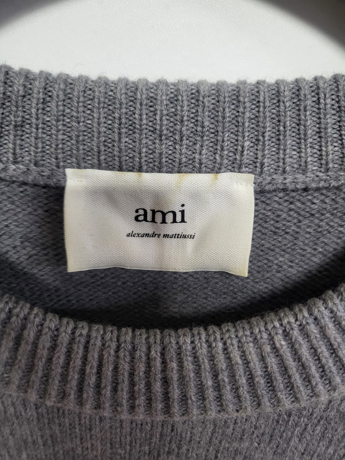 아미 빅하트 로고 니트 매장판정품 남성 105사이즈  상품이미지6