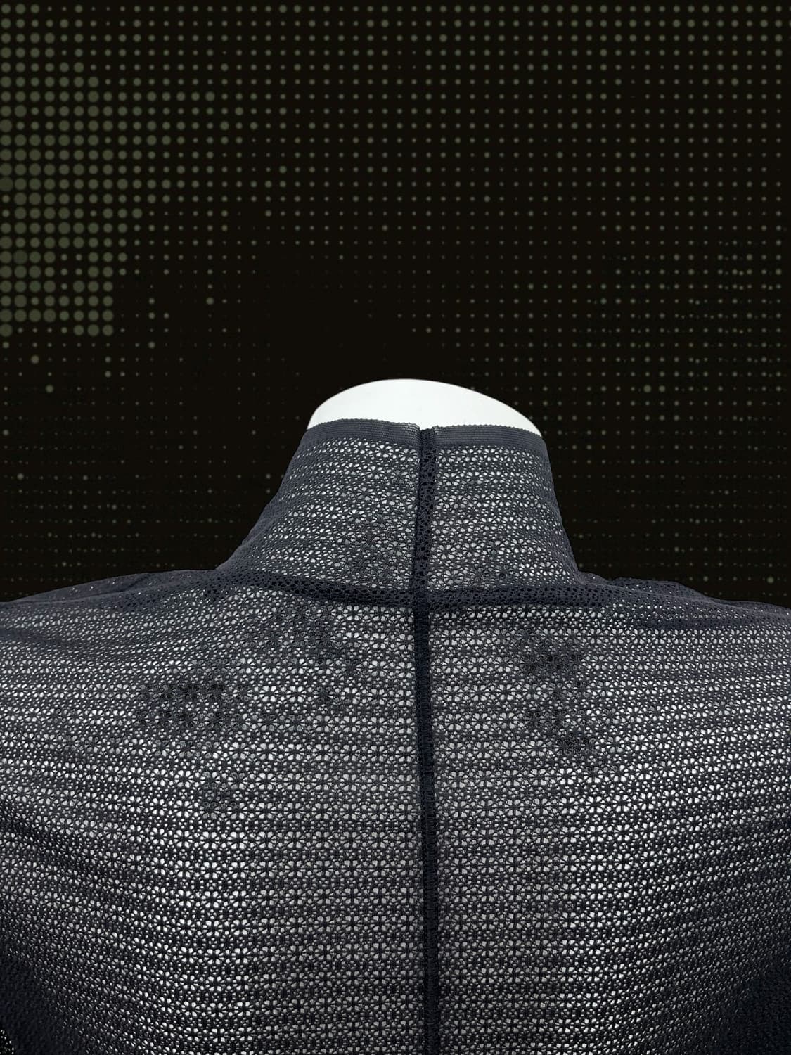 structural stitch mesh turtleneck sleeve 상품이미지4