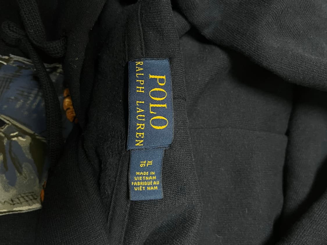 폴로 베어 랄프로렌 후드티 XL 네이비 상품이미지3