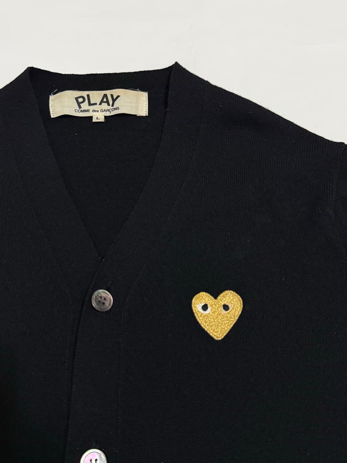 꼼데가르송 골드와펜 가디건 L 상품이미지3