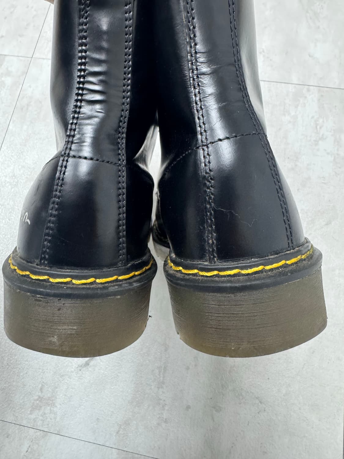 •에비수 레더 8홀 워커 부츠 상품이미지4