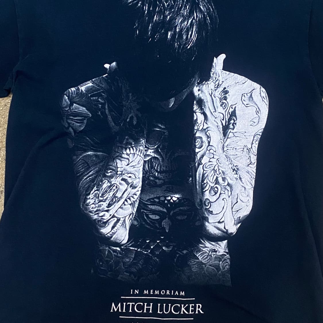 미국 빈티지 미치 러커 MITCH LUCKER 추모티 반팔티 락티셔츠 상품이미지3