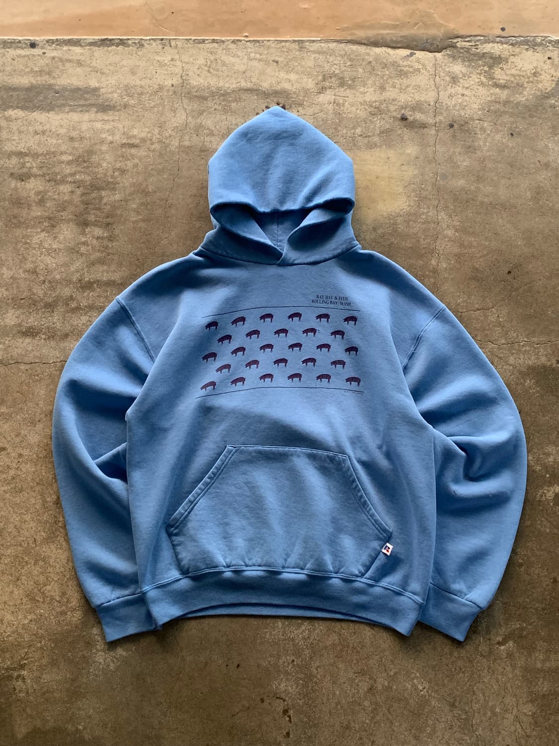 러셀 애슬레틱 튜블러 스웻후디 베이 헤이 앤 피드 상품이미지1