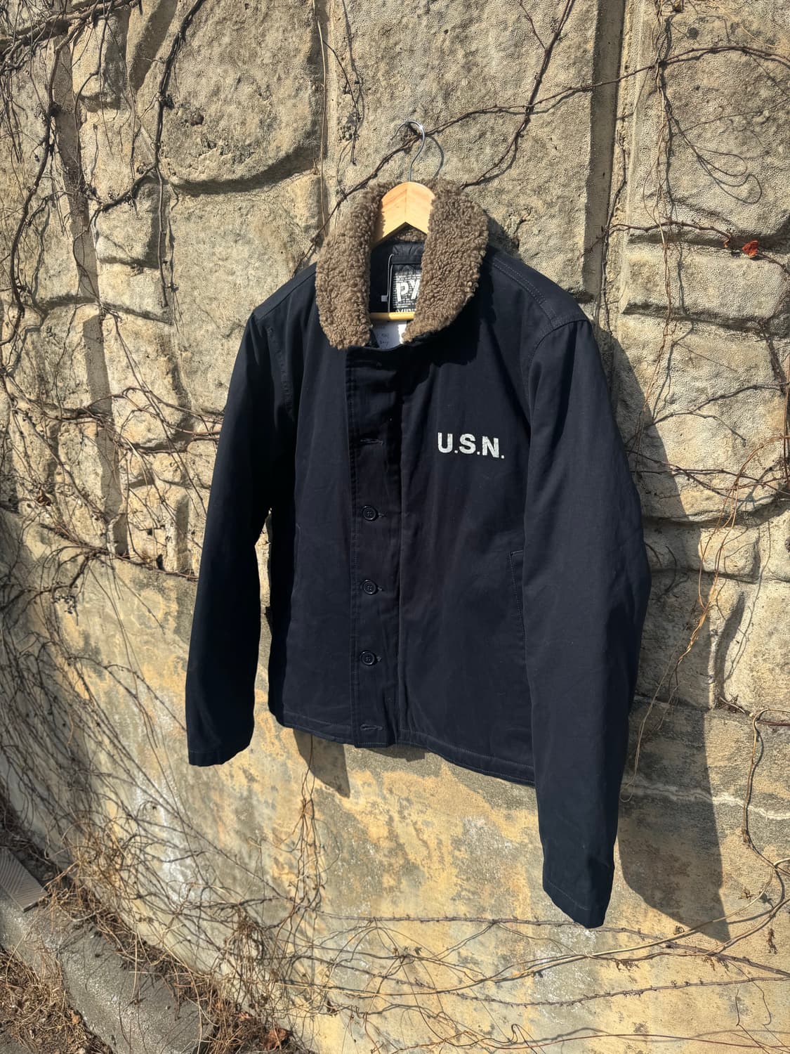 아비렉스 미해군 usn 복각 n-1 덱 자켓 점퍼 상품이미지3