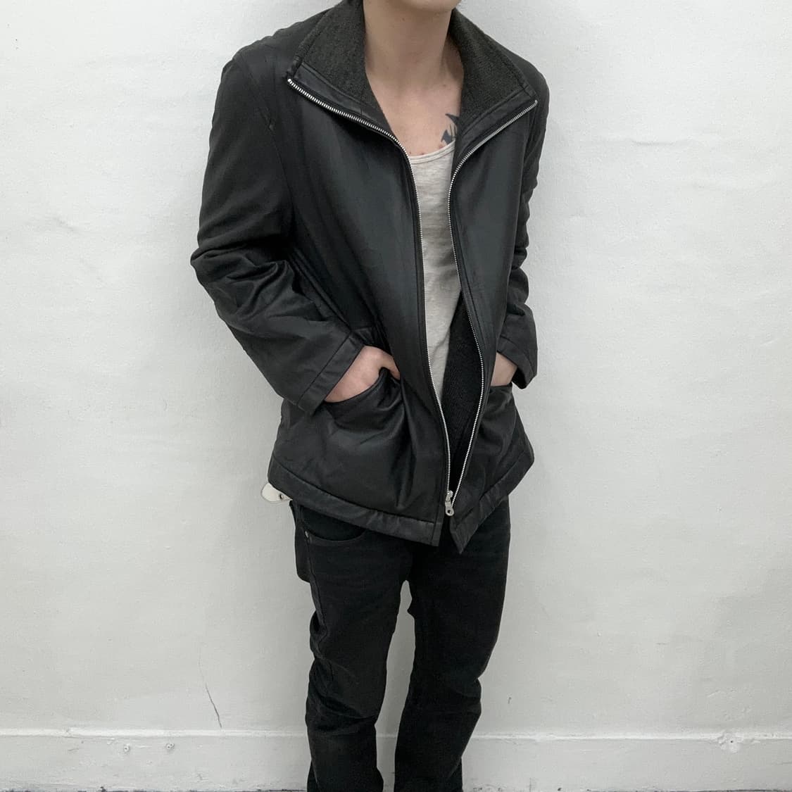 leather formal jacket 상품이미지2