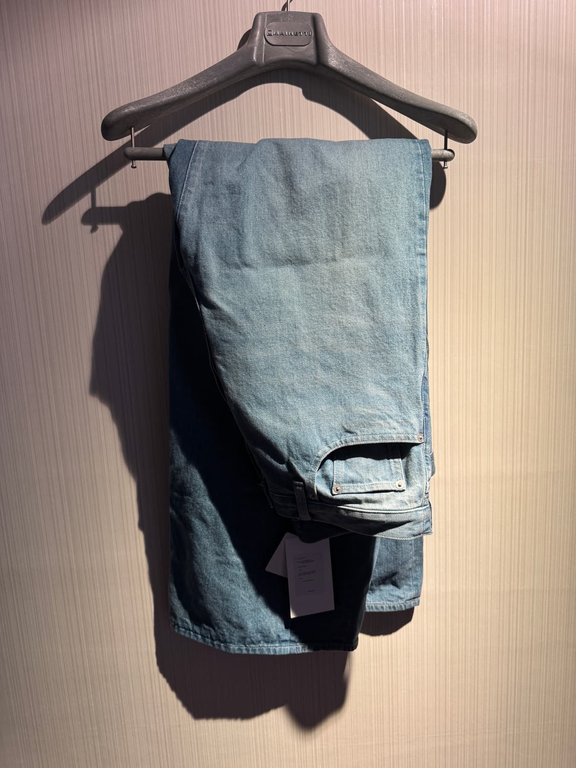 Ssstein deformation wide denim indigo L 상품이미지2
