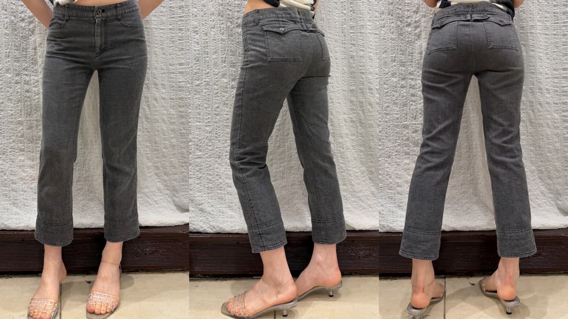 burberry black denim capri 상품이미지3