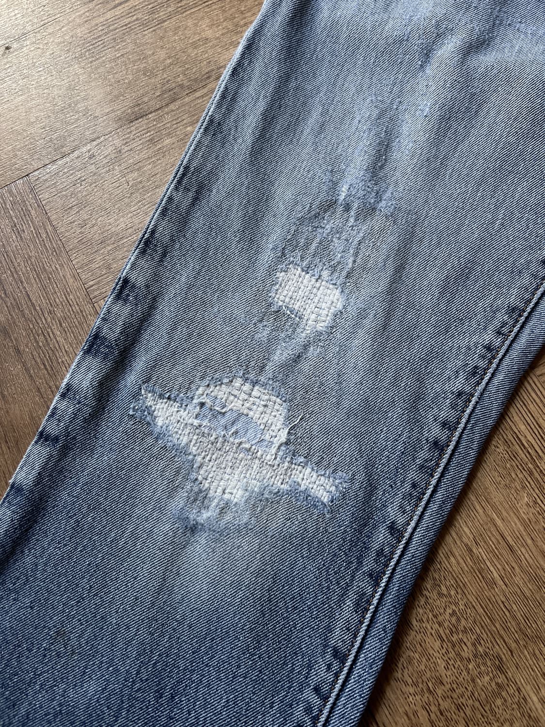 [33]리바이스 517 데미지 리워크 플레어진  F23 상품이미지5