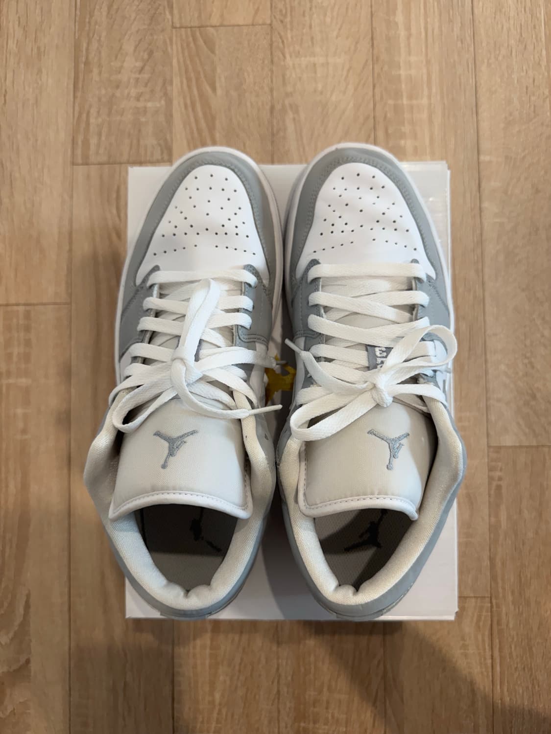 [W285] 조던 1 로우 화이트 울프 그레이 상품이미지7