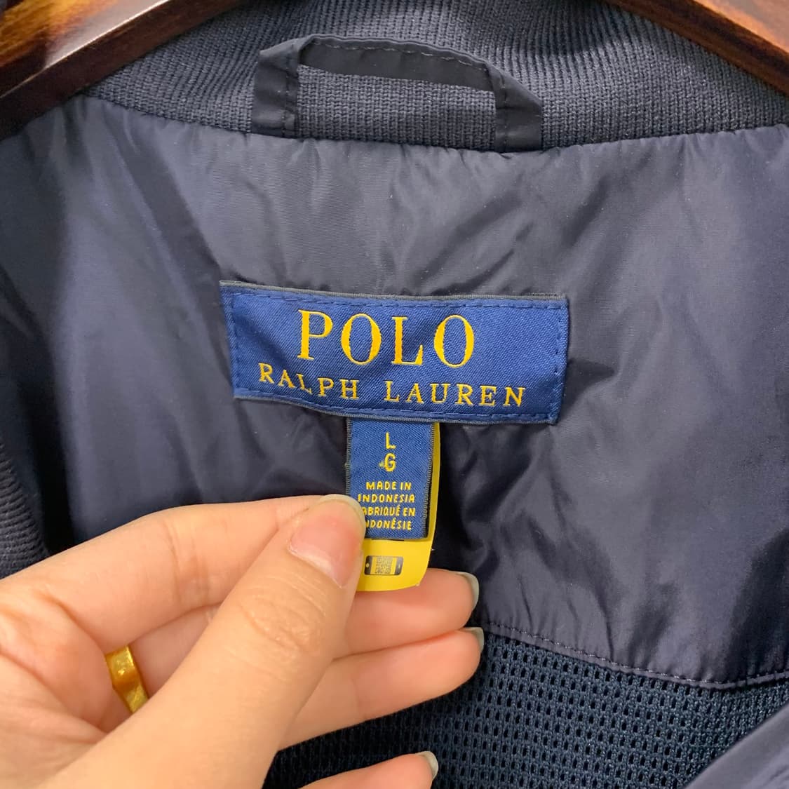 폴로 랄프로렌 신형 네이비 바람막이 자켓  상품이미지8